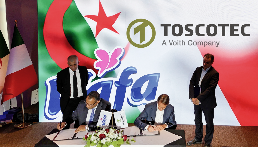 WAFA Group and Toscotec at contract signature in Algiers, Algeria. Photo: Toscotec