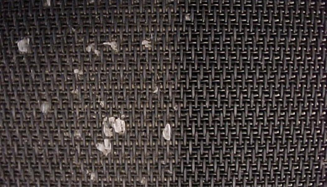 Polymer drips, embedded in the belt. Photo: ProJet