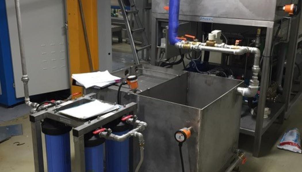 Water recycling system.