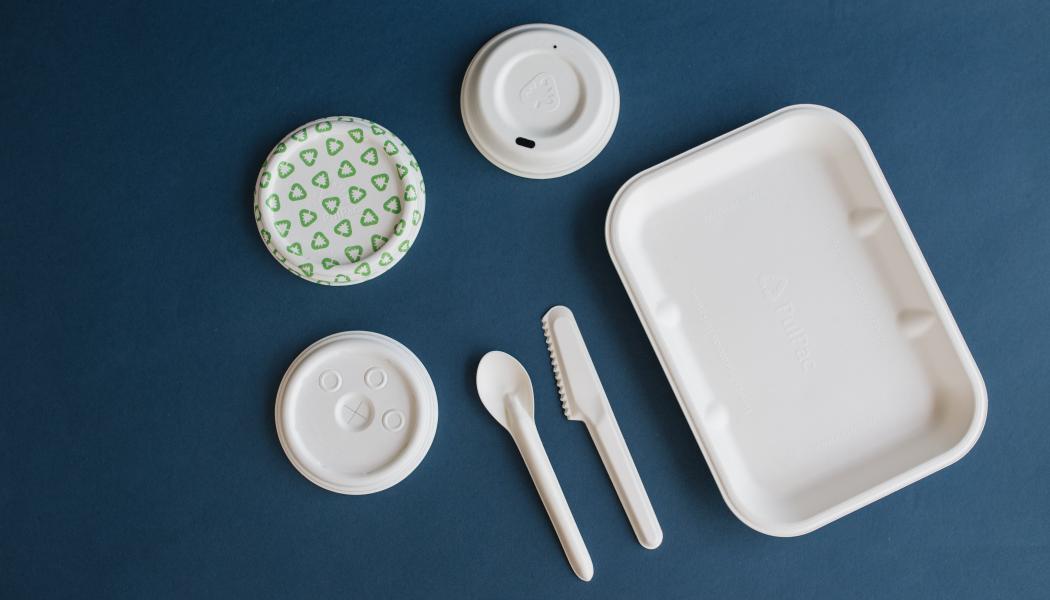 Dry molded fibre packages. Photo: PulPac