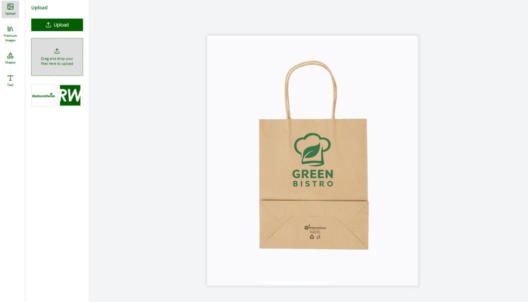 Custom packaging available at Restaurantware. Photo: PRNewsfoto/Restaurantware
