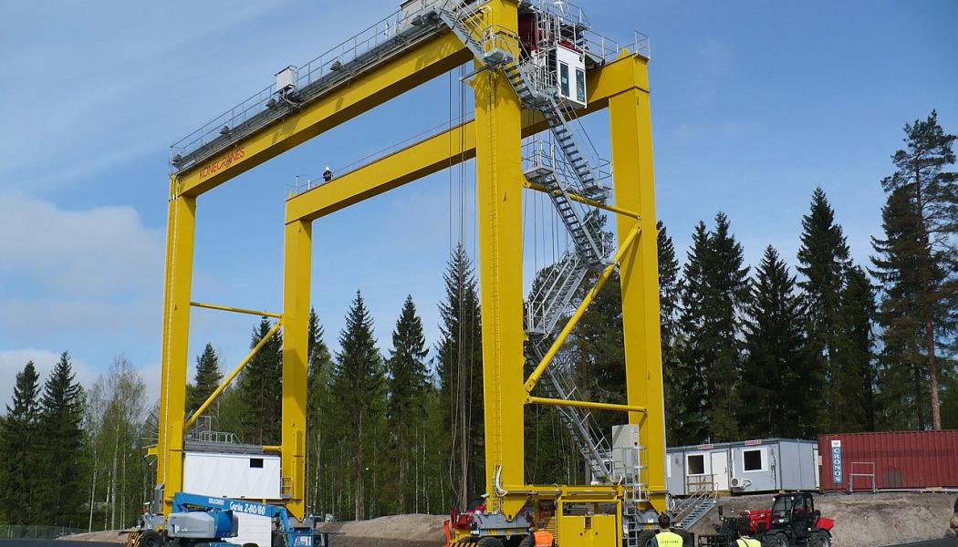 Konecranes is one of the largest crane manufacturers in the world. Photo: SignalPAD   https://www.flickr.com/photos/signalpad/3945297785/Wikimedia Commons