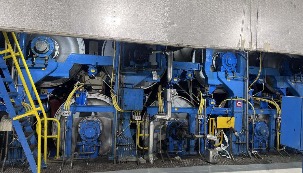 Runtech’s RunShooter technology is installed on the PM7 dryer section. Photo: Runtech