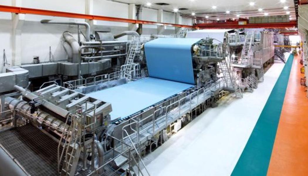 Sappi Fine Paper Europe has completed and inaugurated the €61 million rebuild of the PM2 paper machine at its Alfeld mill in Germany. Photo: Sappi

