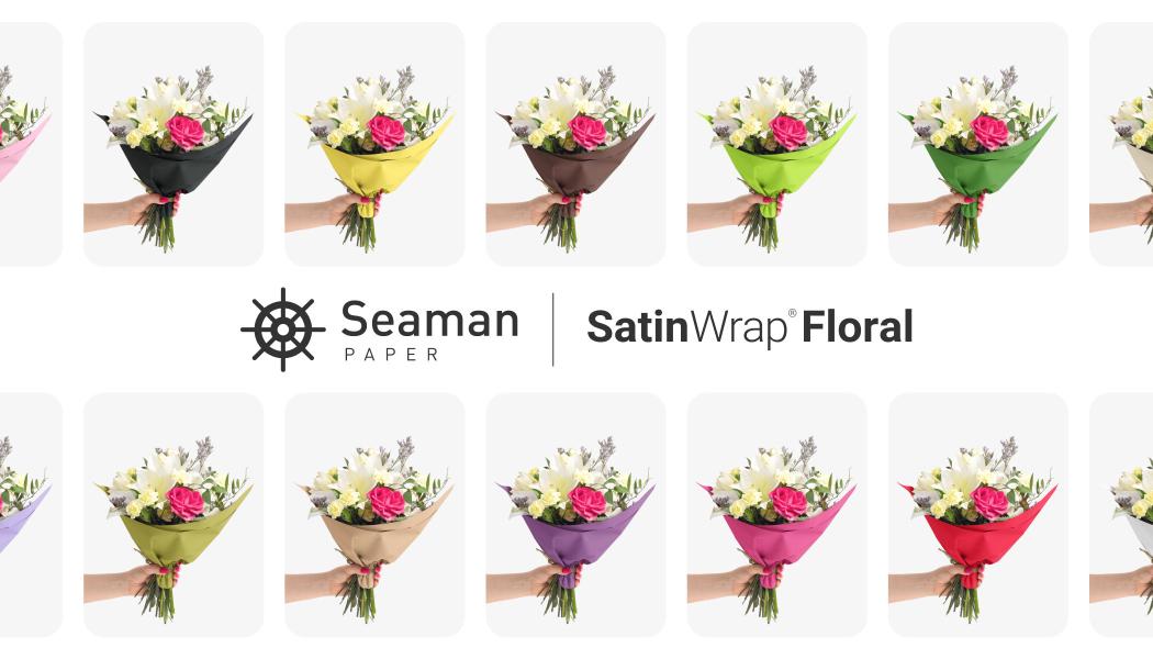  Seaman Paper's SatinWrap Floral. Photo: Seaman Paper 