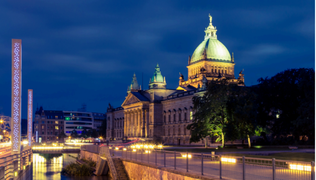 A view of the Federal Administrative Court in Leipzig, Germany. Picture courtesy of Shutterstock, Inc.