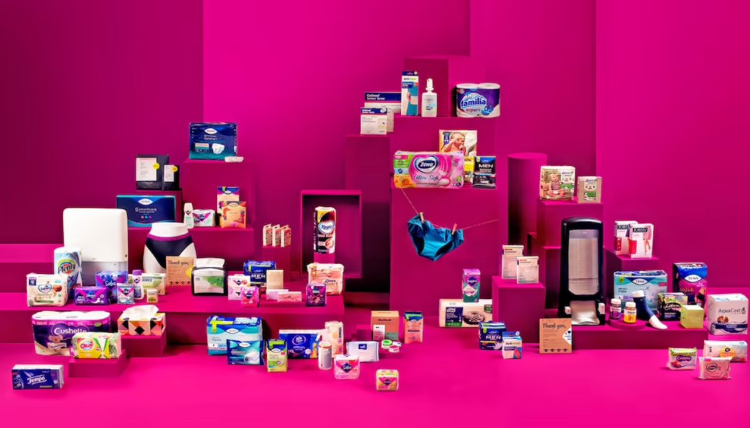 Assortment of Essity products. Photo: Essity