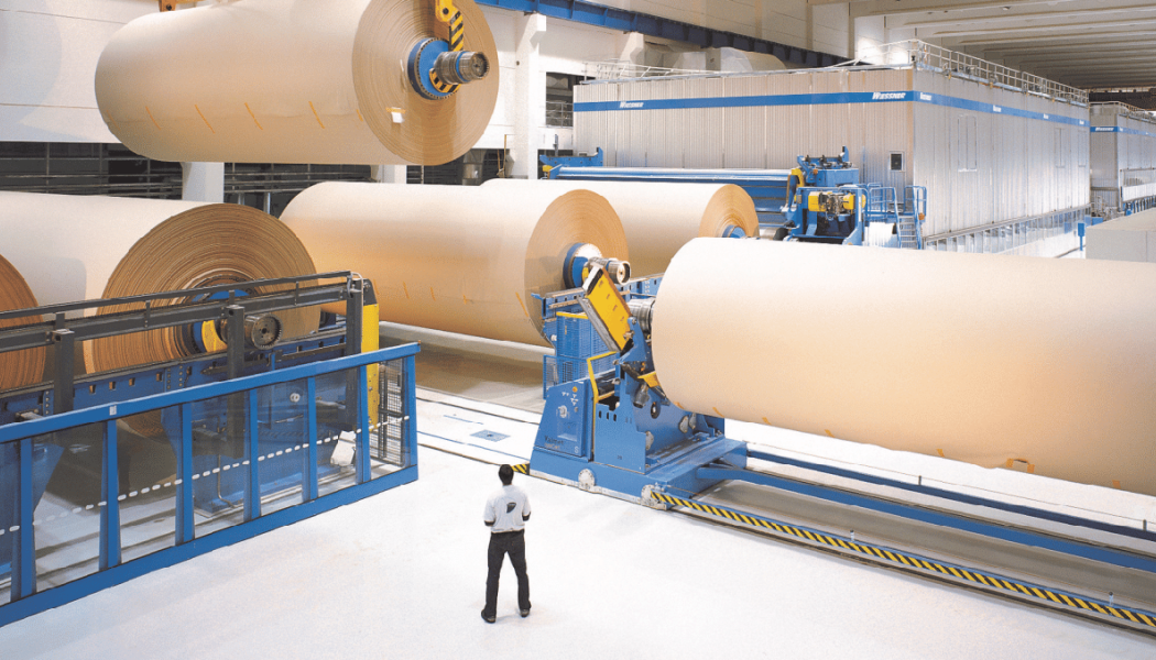 Papermill. Symbol image: Palm