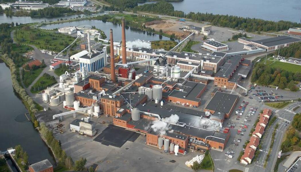 Aerial view of the plant. Photo: Suomen Ilmakuva Oy/UPM
