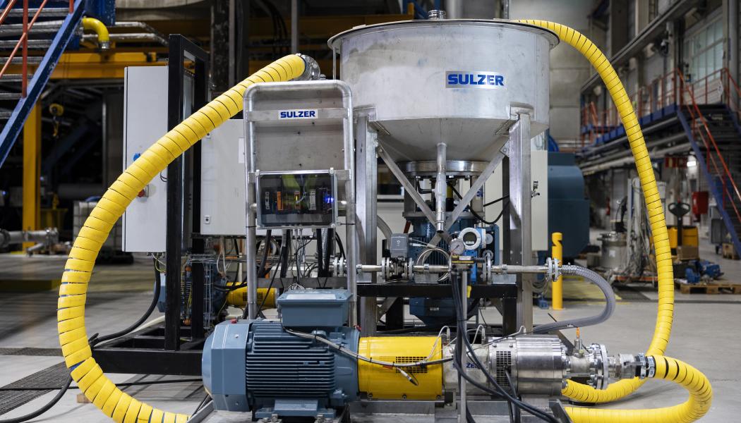 MCE test loop at Sulzer’s development centre. Photo: Sulzer