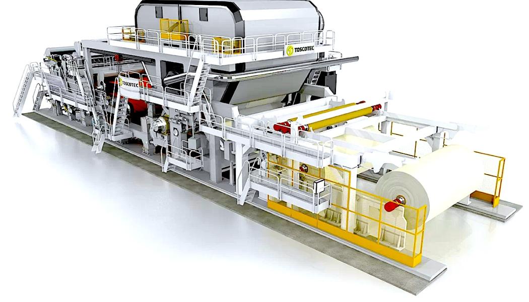 Toscotec Tissue machine. Image: Toscotec