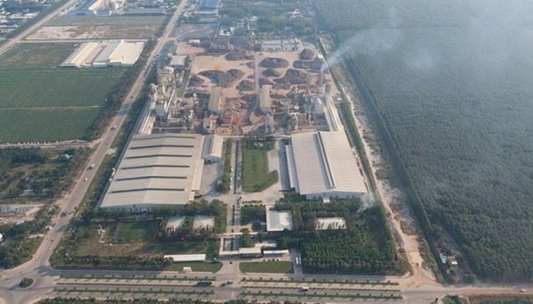 VRG Dongwha’s MDF plant located in Minh Hung, Vietnam. The plant has a total annual capacity of 700,000 m3 MDF. Photo: Valmet