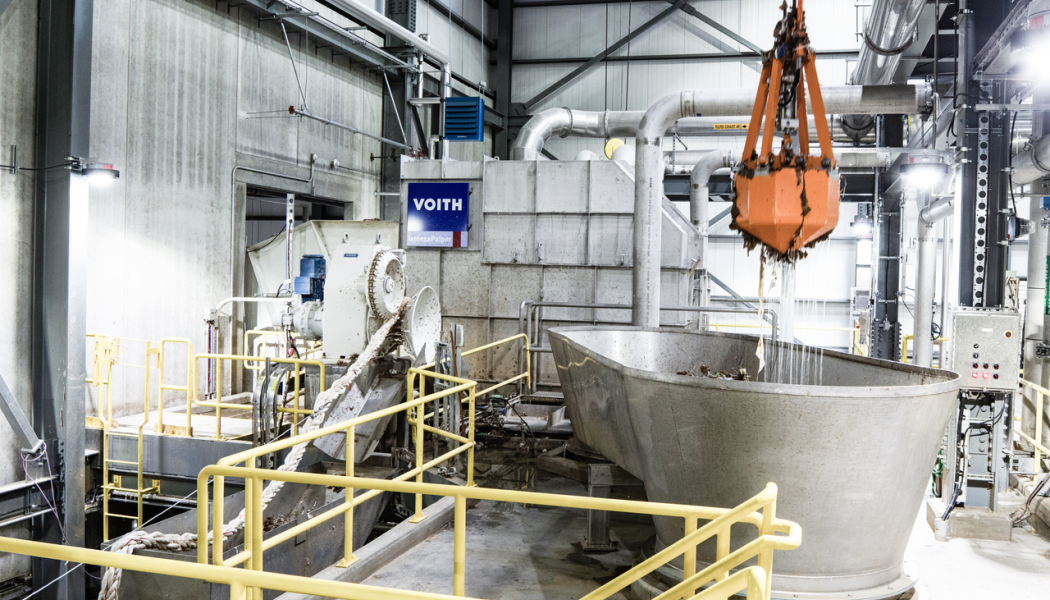Green Bay Packaging’s stock preparation upstream of PM4. Photo: Voith