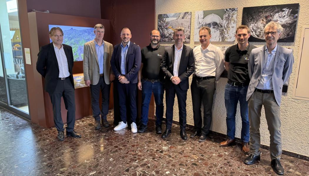 ng for the new project between Voith and Kraftwerke Ober. Photo: Voith