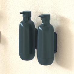 A pair of Meadow’s wall-mounted aluminium dispensers. Photo: Meadow.