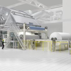 The new line will enable the customer to produce high-quality tissue paper at low production costs, offering opportunities for market expansion. Photo: Valmet