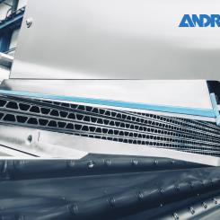 PrimeFlow AT headbox with patented “accelerating tube” design. Photo: Andritz