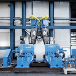 X68 refiner with advanced feeding system. Photo: Andritz