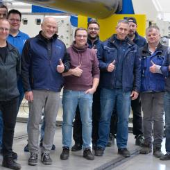 Sappi and Bellmer team in Niefern. Photo: Bellmer