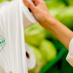 ITAPIOPLAST® TPS is a cassava-based bioplastic certified for industrial compostability under DIN EN 13432 and ISO 17088 standards. Photo: SMS Corporation