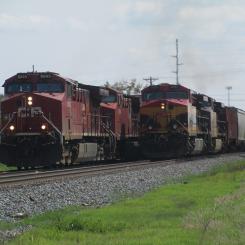 Canadian Pacific Kansas City (CPKC) and Canadian National (CN) have both announced their willingness to lock out employees represented by the Teamsters Canada Rail Conference (TCRC) if they cannot reach negotiated settlements. Photo: ConrailFan76/Wikimedia Commons