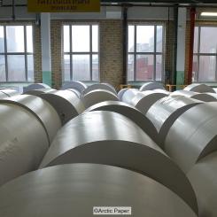 Arctic Paper’s Grycksbo mill in Sweden produces coated woodfree fine paper for the European market. Photo: Arctic Paper