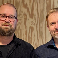 Christian Höök and Mathias Kristoferqvist, both doctoral candidates at the Swedish University of Agricultural Sciences (SLU), are the founders of the startup EcoVibes. Photo: BizMaker