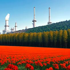 Emissionfree pulping. Archive image
