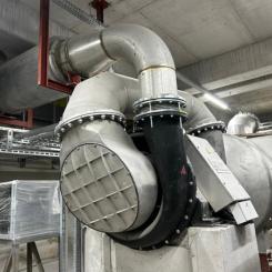 EP Turbo Blower installed at the mill in 2025. Photo: Runtech