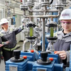 Evonik will supply Steinbeis Papier with eco-friendly hydrogen peroxide for recycled paper production. Photo: Evonik Industries AG
