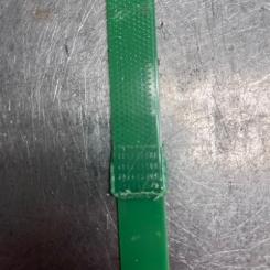 Friction welded PET strap. Photo: PAC Strapping