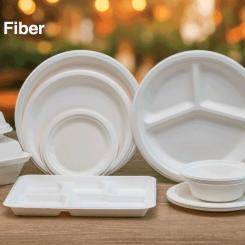 Genpak launches Harvest Fiber line of containers, tableware and trays with no added PFAS. The new packaging line is a practical, economical solution for restaurants looking to implement eco-driven packaging policies. Photo: Genpack