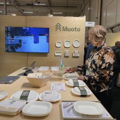 Metsä Group features Muoto products at a trade fair in Sweden. Photo: Simon Matthis