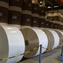 Pilot trials show that blue S delivers enhanced strength properties and good runnability in paper production. Several trials have been conducted at Södra Cell Värö with very positive results. Photo: Per Pixel/Södra