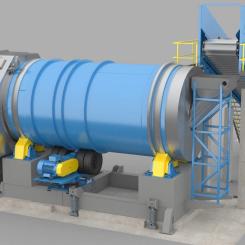 PrimeFFD BT pulper from the highly successful FibreFlow drum pulper series. Photo: Andritz