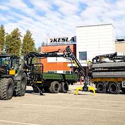 Kesla, founded in 1960 and headquartered in Joensuu, is listed on the Helsinki Stock Exchange and operates in forestry technology and material handling. Photo: Kesla