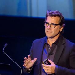 – Every decision we make as designers can raise or lower barriers to participation in society. It’s our collective responsibility to lower those barriers through inclusive products and practices, Kevin Marshall told the audience. Photo: PMMI Media Group/ Packaging Week 2025