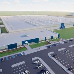 Rendering of Kimberly-Clark's future manufacturing facility in Warren, Ohio. Image courtesy: PRNewsfoto/Kimberly-Clark Corporation