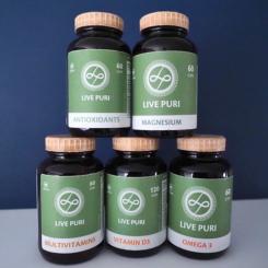 Photo: Live Puri products with fiber screw caps. Photo: Blue Ocean Closures