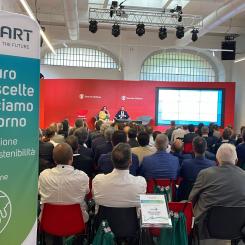 During 2023, Lucart further improved its impact on the environment by continuing to reduce CO2 emissions, which now stand at 403.75 kg CO2e per tonne of paper produced compared to 408.18 in 2022. Photo: Lucart