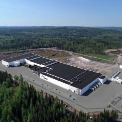 Construction of the Kerto LVL mill in Äänekoski has progressed according to plan. Photo: Metsä Group