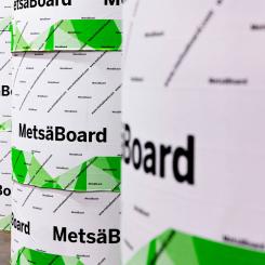 The reductions in carbon footprint are due to the high share of fossil free energy in production and the light weight of Metsä Board’s fresh fibre paperboards.  Photo: Metsä Board