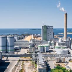 Metsä Group’s pulp mill in Rauma in western Finland. Photo: Metsä Group