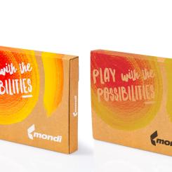 The new white digital printing option is more than just an additional colour. A white underprint gives colours, logos and motifs the same stand-out contrast on brown corrugated board as they do on a white substrate – a decisive factor for brand identity and visibility at the point of sale. Photo: Mondi