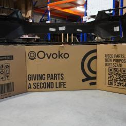 Heavy-duty automotive packaging solution improves product protection during transit and reduces unit packaging costs by up to 42%. Photo: Mondi