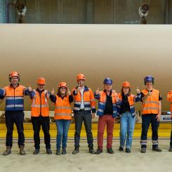 Once fully ramped up, the machine will produce 420,000 tonnes of high-quality recycled containerboard annually, increasing Mondi's integration and enhancing security of supply for customers. Photo: Mondi