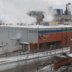 Founded in Montréal in 1904, Kruger Inc. is a major provider of tissue products, 100% recycled containerboard, corrugated packaging, pulp and paper products and renewable energy. Kruger's Gatineau mill. Photo: Oaktree b/Wikimedia Commons