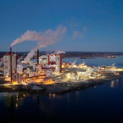 The Östrand pulp mill. Photo: Torbjörn Bergkvist/SCA