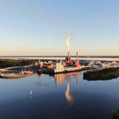 Compared to 2019, the environmental impact of the Oulu paper mill has significantly decreased. Photo: Stora Enso