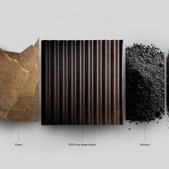 By press-forming 100% biogenic and fossil carbon free components the company offers material substitution for client’s new or existing products enabling them to transition towards a circular bio economy. Photo: PaperShell